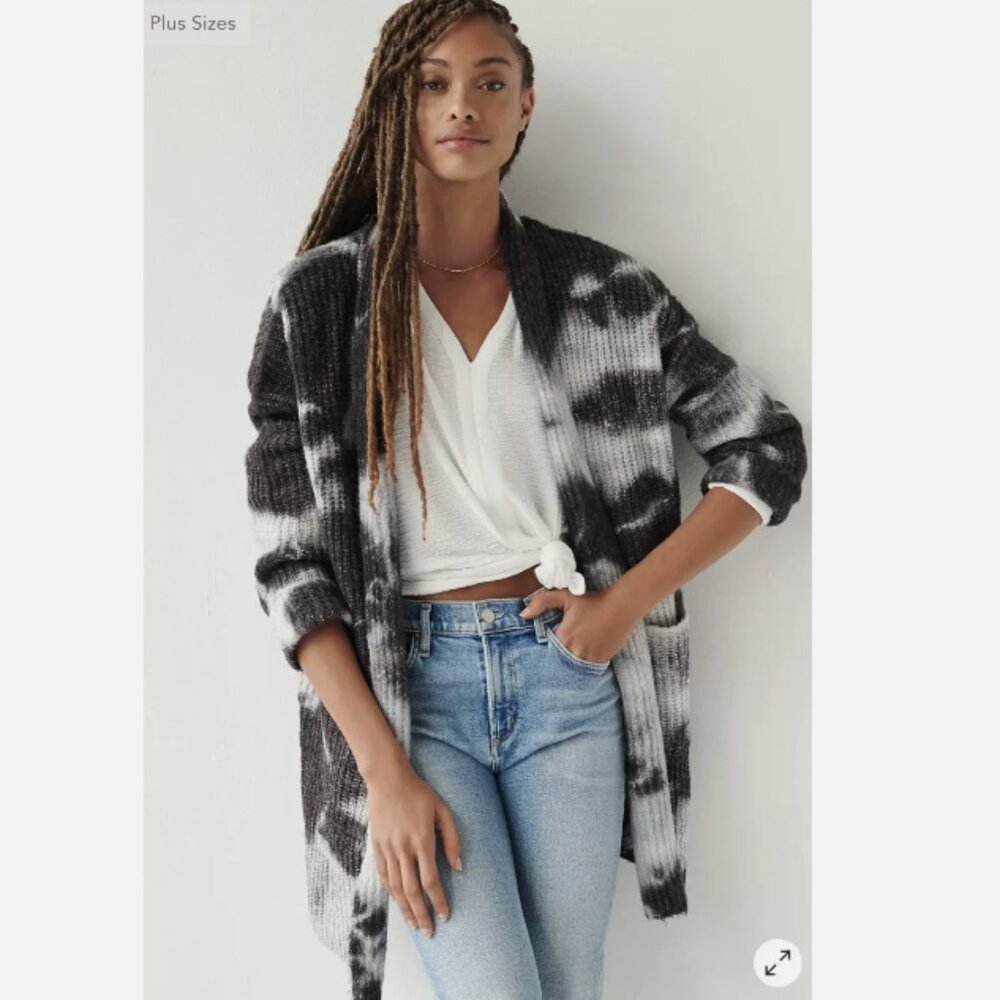 Anthropologie Monochrome Knit Cardigan